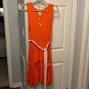 Meesh & Mia Auburn flowy dress XL fits like 12